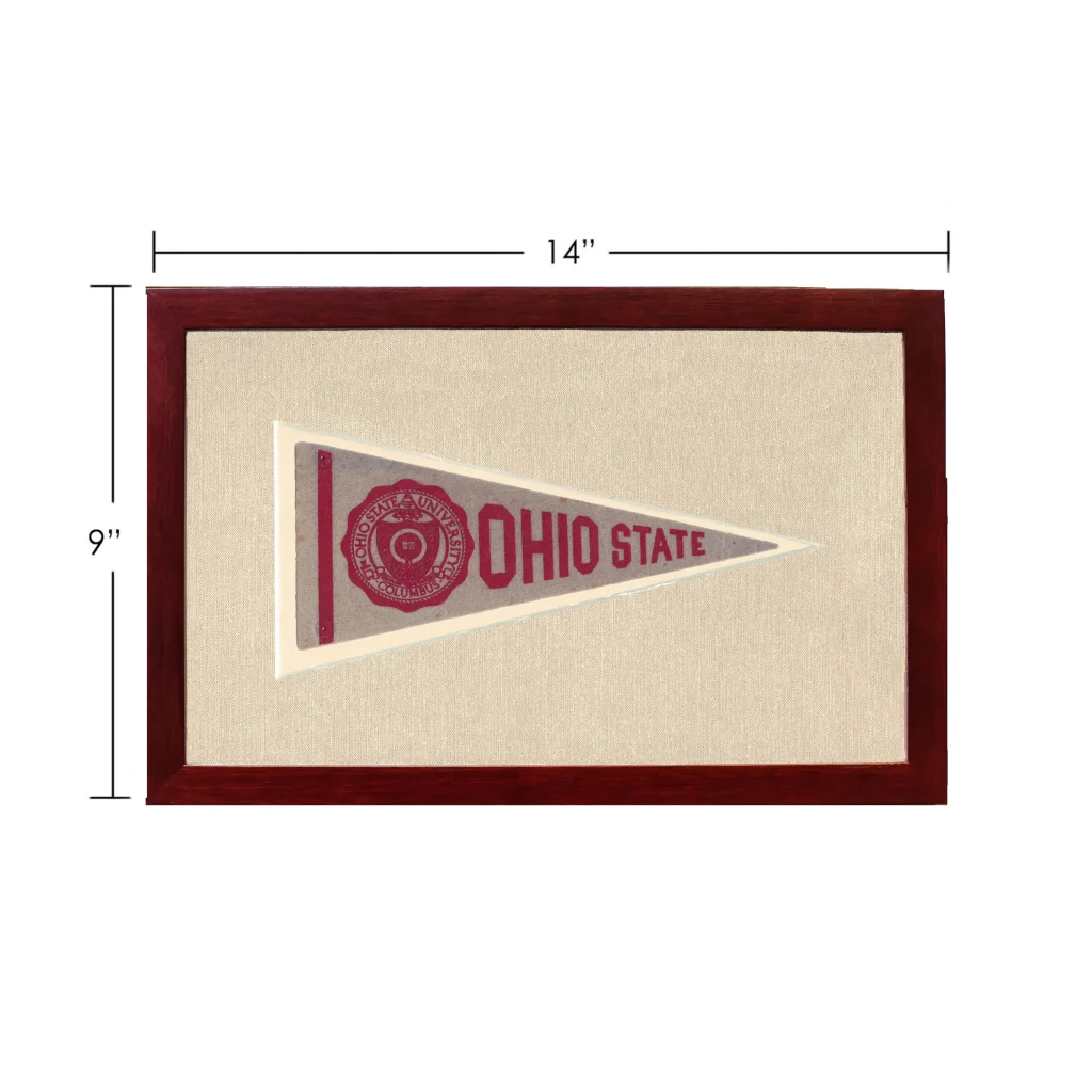 Vintage Ohio State Pennant | Vintage Americana Sports Memorabilia | vintageantiquesgifts.com