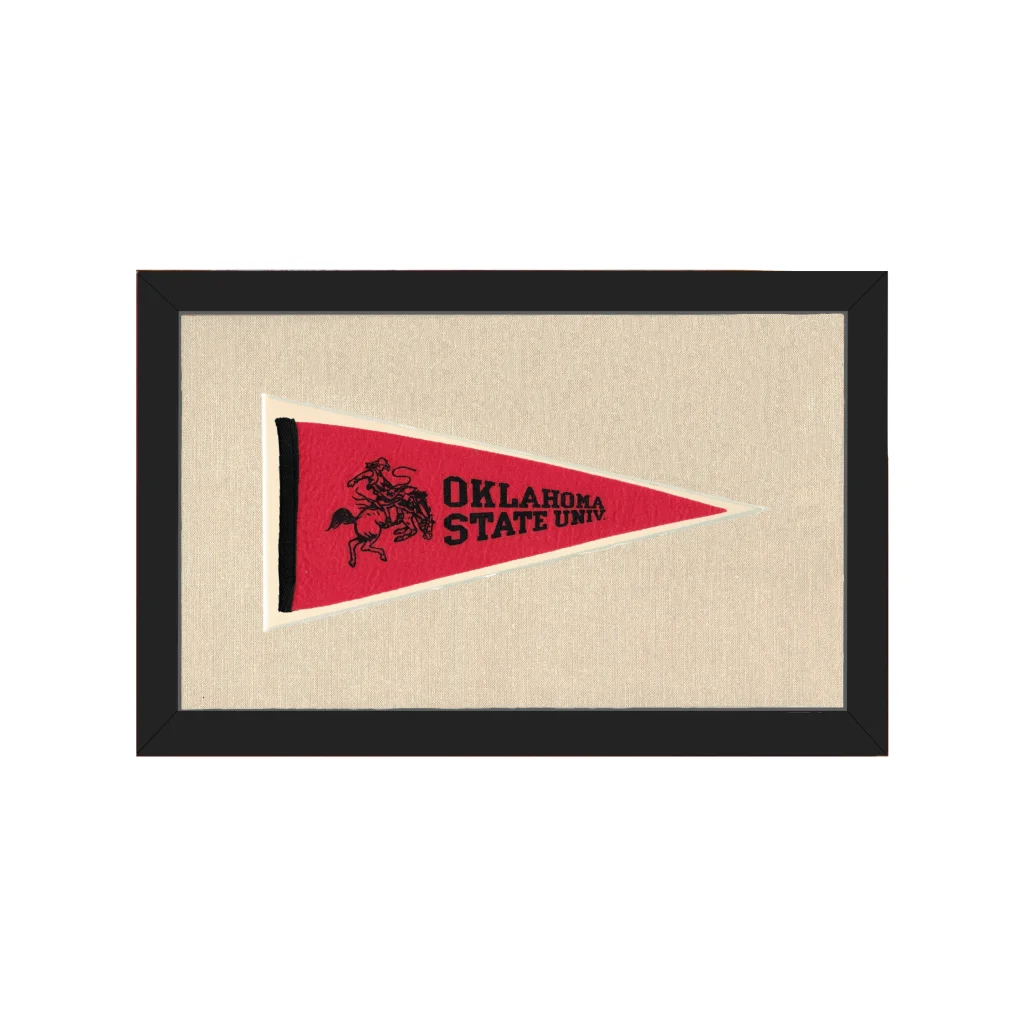 Vintage Oklahoma State University Pennant | Americana Memories | vintageantiquesgifts.com