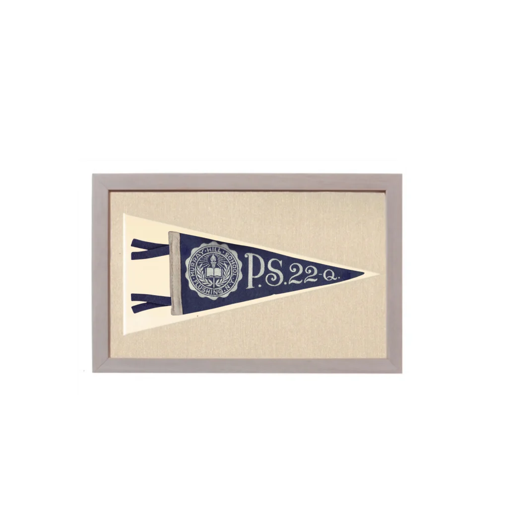 Vintage P.S. 22 Pennant | Vintage Americana Sports Memorabilia | vintageantiquesgifts.com