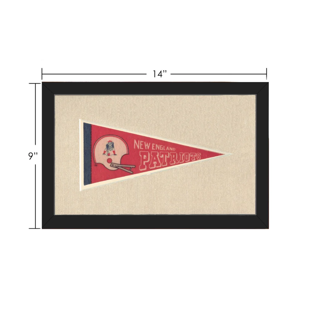 Vintage Patriots Pennant | Vintage Collectible Sports Pennant | vintageantiquesgifts.com