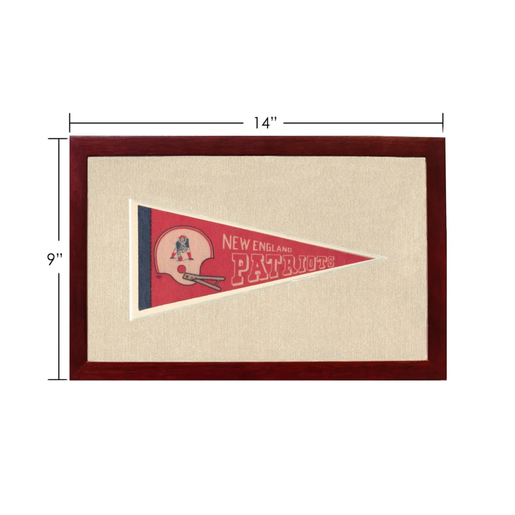 Vintage Patriots Pennant | Vintage Americana Sports Memorabilia | vintageantiquesgifts.com