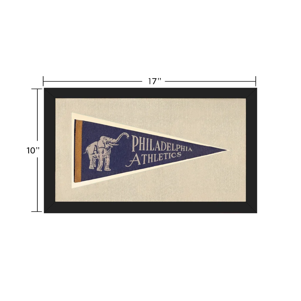 Vintage Philadelphia Athletics Pennant | Vintage Collectible Sports Pennant | vintageantiquesgifts.com