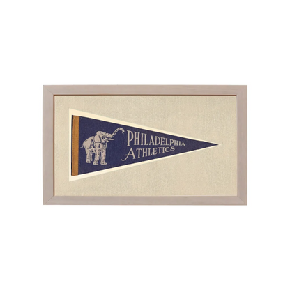 Vintage Philadelphia Athletics Pennant | Vintage Americana Sports Memorabilia | vintageantiquesgifts.com