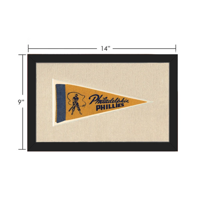 Vintage Philadelphia Phillies Pennant | Vintage Collectible Sports Pennant | vintageantiquesgifts.com