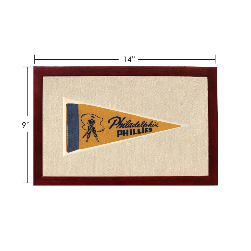 Vintage Philadelphia Phillies Pennant | Vintage Americana Sports Memorabilia | vintageantiquesgifts.com