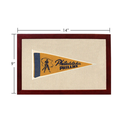 Vintage Philadelphia Phillies Pennant | Vintage Americana Sports Memorabilia | vintageantiquesgifts.com