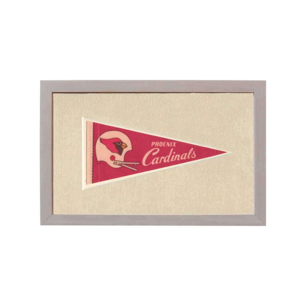 Vintage Phoenix Cardinals Pennant | Rare Vintage Wool Felt Pennant Flag | vintageantiquesgifts.com