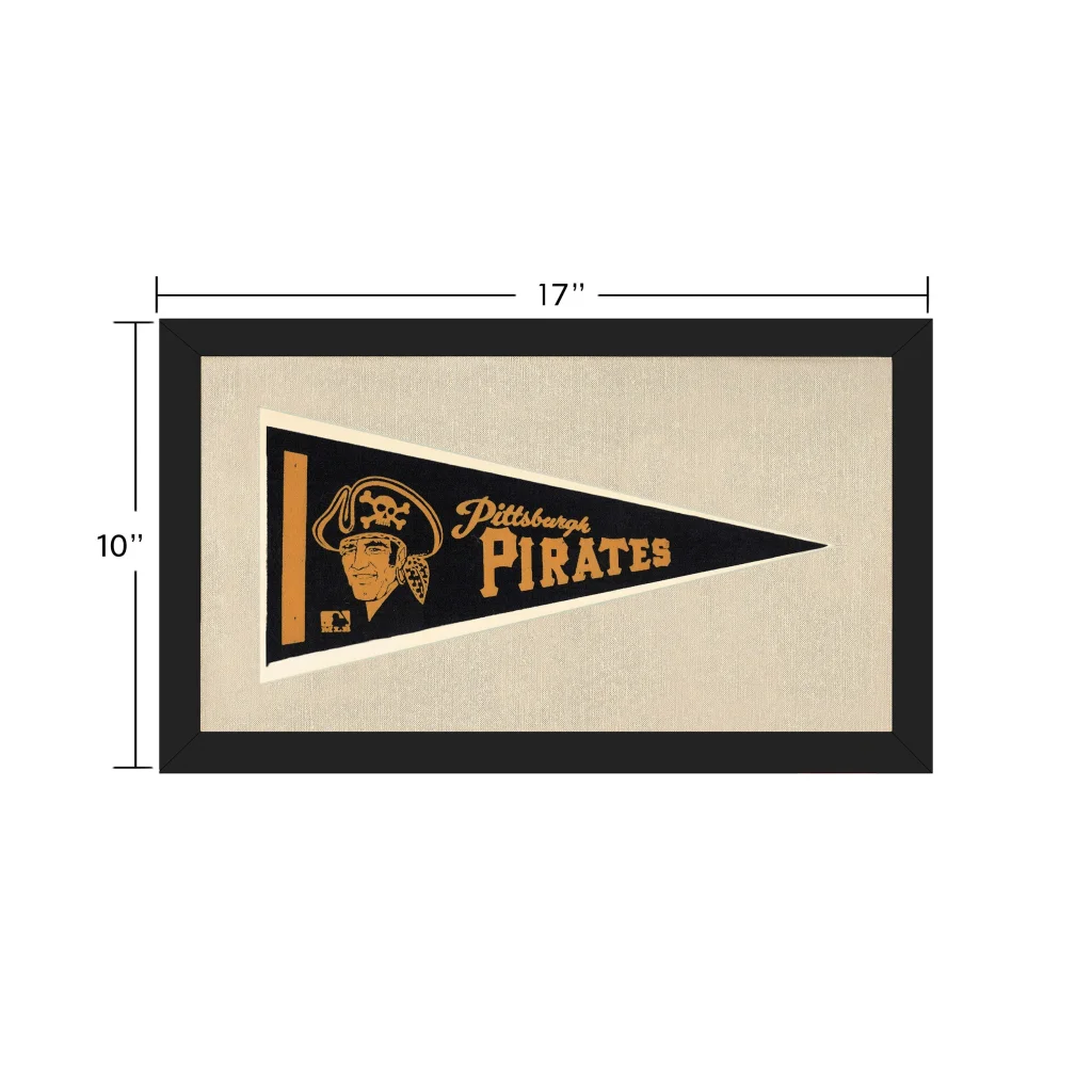 Vintage Pittsburgh Pirates Pennant | Vintage Collectible Sports Pennant | vintageantiquesgifts.com