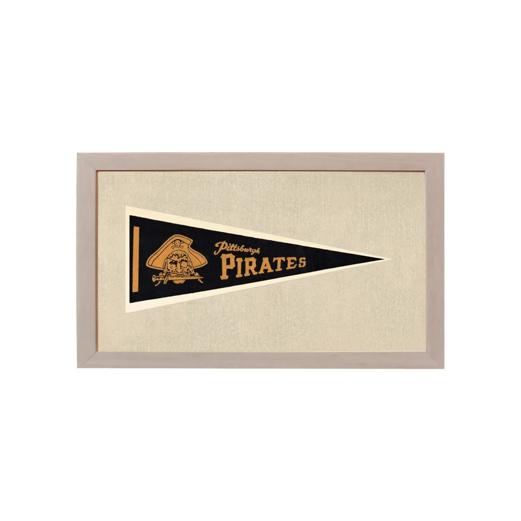 Vintage Pittsburgh Pirates Pennant | Vintage Americana Sports Memorabilia | vintageantiquesgifts.com