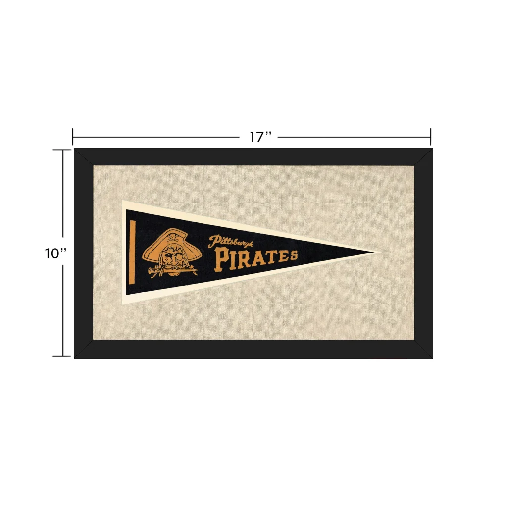 Vintage Pittsburgh Pirates Pennant | Vintage Collectible Sports Pennant | vintageantiquesgifts.com