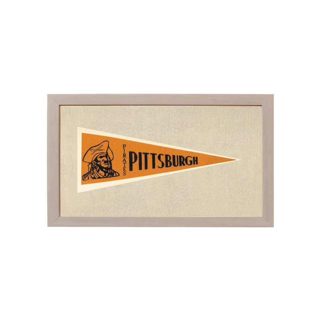 Vintage Pittsburgh Pirates Pennant | Vintage Americana Sports Memorabilia | vintageantiquesgifts.com
