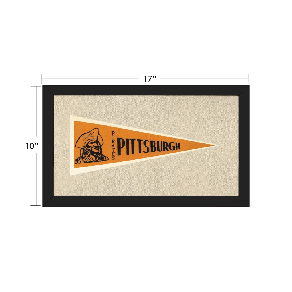 Vintage Pittsburgh Pirates Pennant | Vintage Collectible Sports Pennant | vintageantiquesgifts.com
