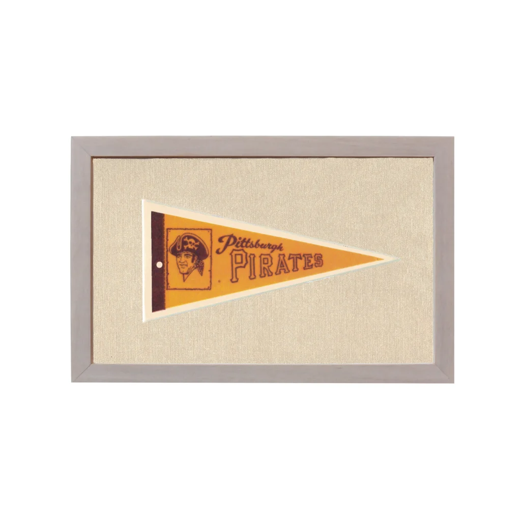 Vintage Pittsburgh Pirates Pennant | Rare Vintage Wool Felt Pennant Flag | vintageantiquesgifts.com