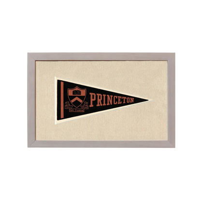 Vintage Princeton Pennant | Rare Vintage Wool Felt Pennant Flag | vintageantiquesgifts.com