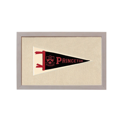 Vintage Princeton Pennant | Rare Vintage Wool Felt Pennant Flag | vintageantiquesgifts.com