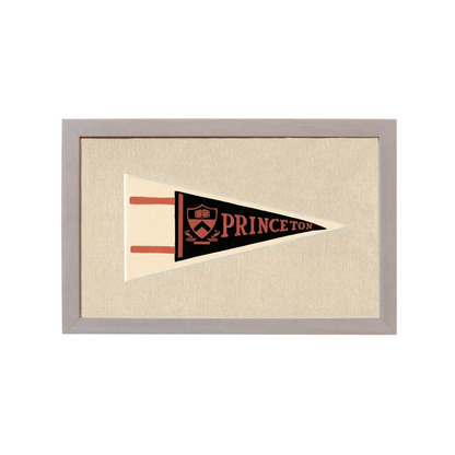 Vintage Princeton Pennant | Rare Vintage Wool Felt Pennant Flag | vintageantiquesgifts.com