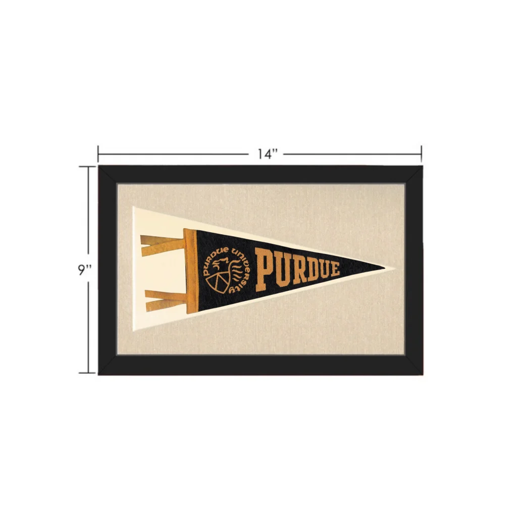 Vintage Purdue Pennant | Vintage Collectible Sports Pennant | vintageantiquesgifts.com