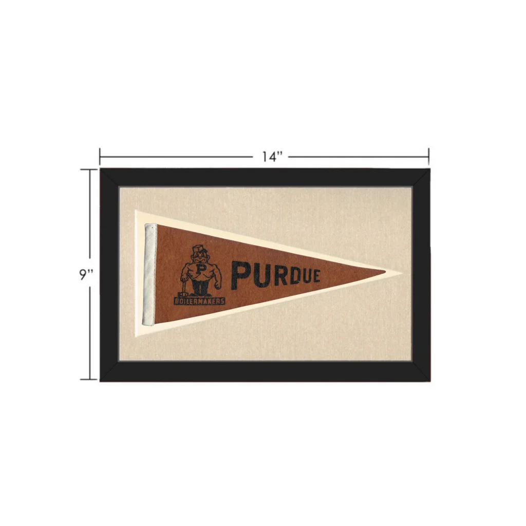 Vintage Purdue Pennant | Vintage Collectible Sports Pennant | vintageantiquesgifts.com