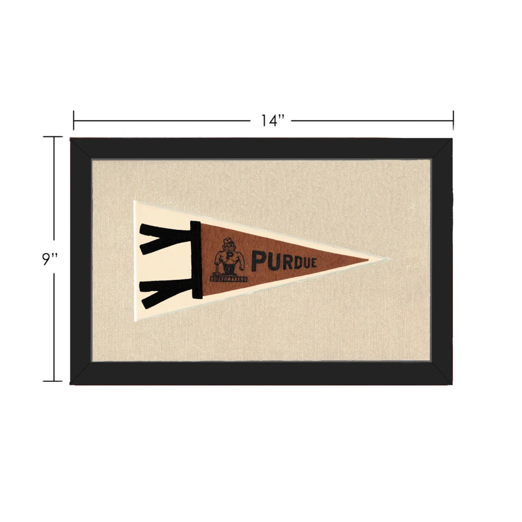Vintage Purdue Pennant | Vintage Collectible Sports Pennant | vintageantiquesgifts.com