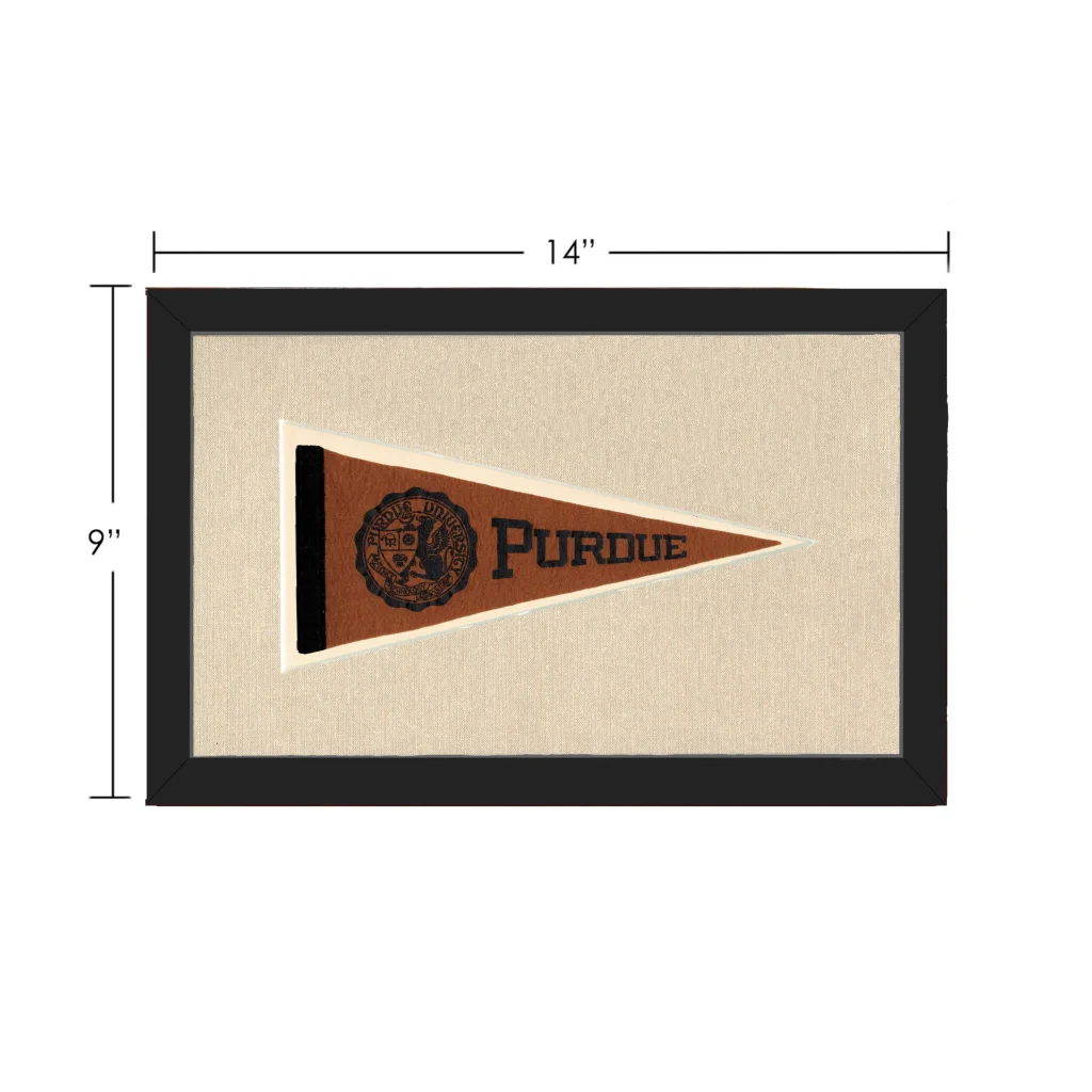 Vintage Purdue Pennant | Vintage Collectible Sports Pennant | vintageantiquesgifts.com