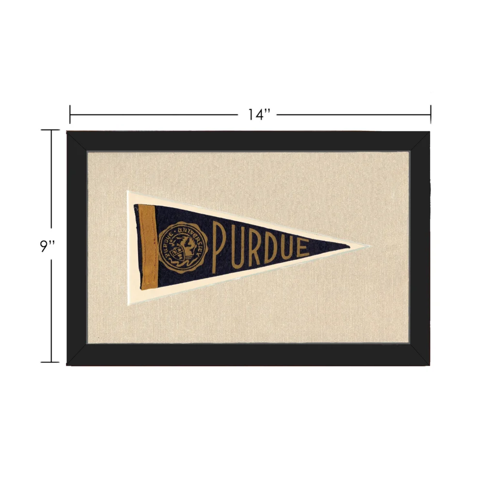Vintage Purdue Pennant | Vintage Collectible Sports Pennant | vintageantiquesgifts.com