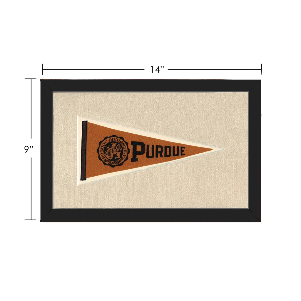 Vintage Purdue Pennant | Vintage Collectible Sports Pennant | vintageantiquesgifts.com