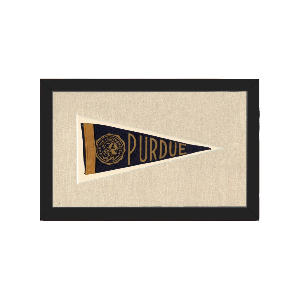 Vintage Purdue Pennant | Americana Memories | vintageantiquesgifts.com