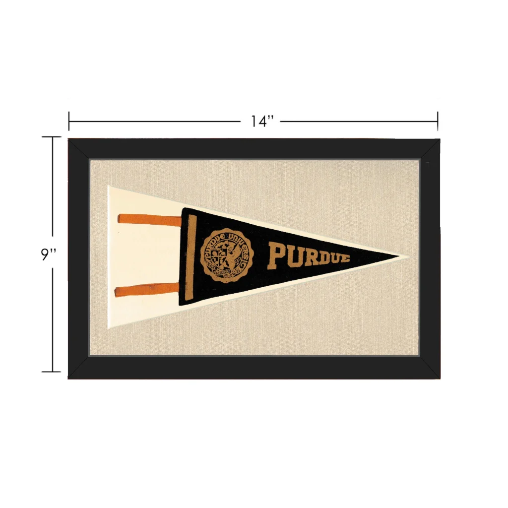 Vintage Purdue University Pennant | Vintage Collectible Sports Pennant | vintageantiquesgifts.com