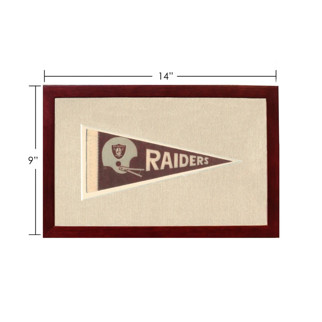 Vintage Raiders Pennant | Vintage Americana Sports Memorabilia | vintageantiquesgifts.com