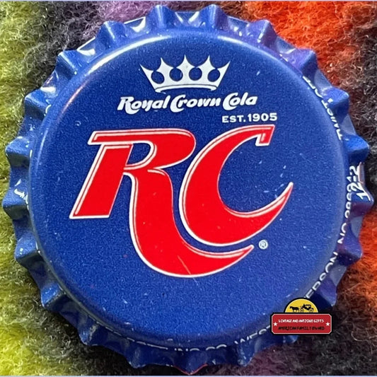 Vintage RC Royal Crown Cola Bottle Cap Dr Pepper Jefferson Nc 1990s Advertisements Rare Cap: