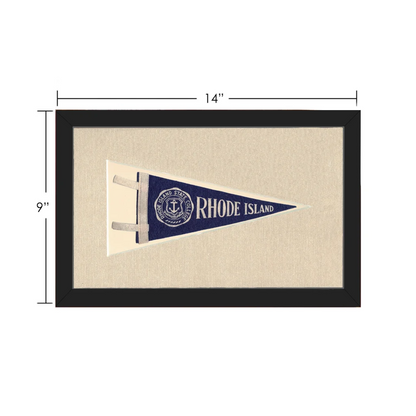 Vintage Rhode Island Pennant | Vintage Collectible Sports Pennant | vintageantiquesgifts.com
