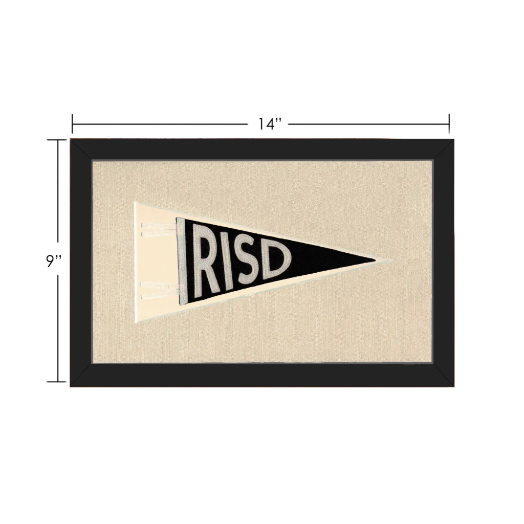 Vintage Rhode Island School of Design Pennant | Vintage Collectible Sports Pennant | vintageantiquesgifts.com