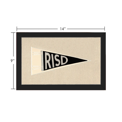 Vintage Rhode Island School of Design Pennant | Vintage Collectible Sports Pennant | vintageantiquesgifts.com