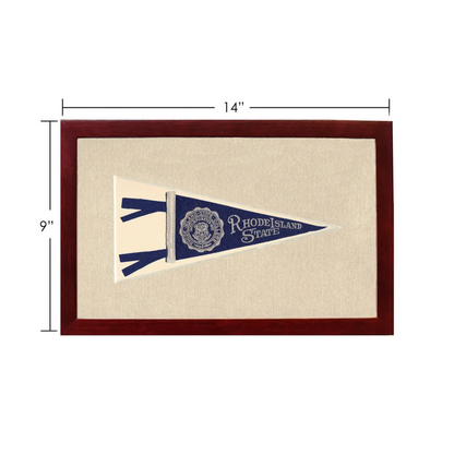 Vintage Rhode Island State Pennant | Vintage Americana Sports Memorabilia | vintageantiquesgifts.com