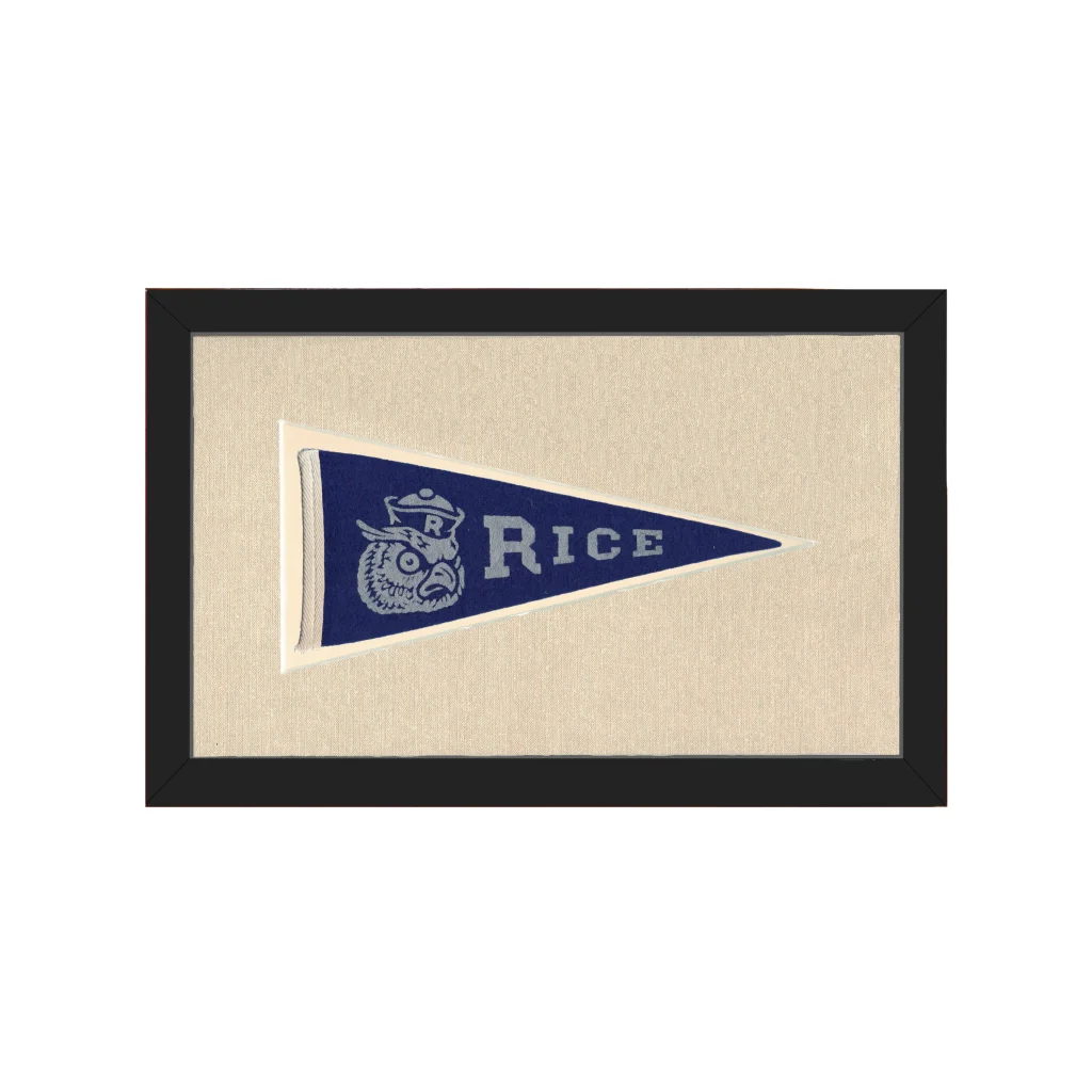 Vintage Rice Pennant | Americana Memories | vintageantiquesgifts.com