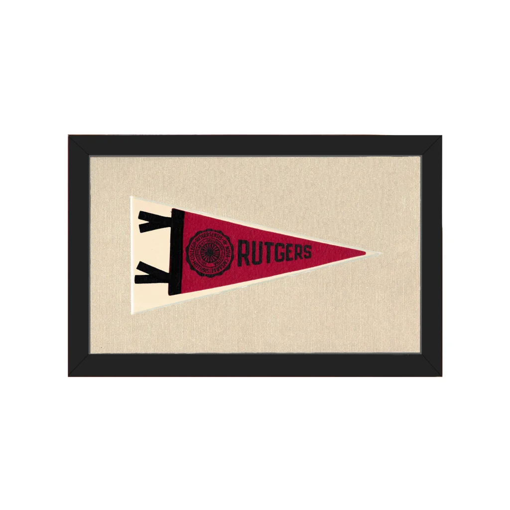 Vintage Rutgers University Pennant | Americana Memories | vintageantiquesgifts.com