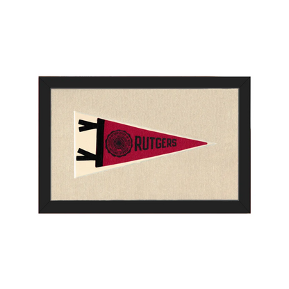 Vintage Rutgers University Pennant | Americana Memories | vintageantiquesgifts.com