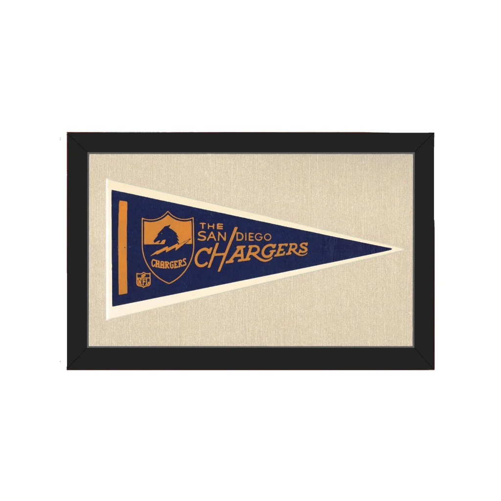 Vintage San Diego Chargers Pennant | Americana Memories | vintageantiquesgifts.com