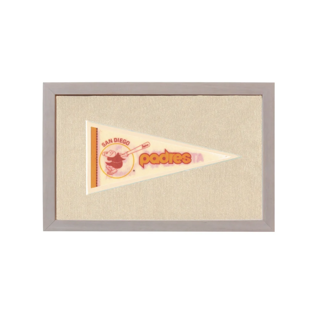 Vintage San Diego Padres Pennant | Rare Vintage Wool Felt Pennant Flag | vintageantiquesgifts.com