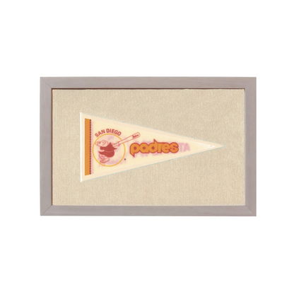 Vintage San Diego Padres Pennant | Rare Vintage Wool Felt Pennant Flag | vintageantiquesgifts.com