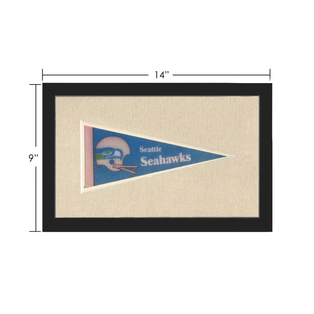 Vintage Seattle Seahawks Pennant | Vintage Collectible Sports Pennant | vintageantiquesgifts.com