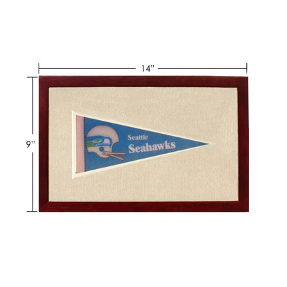 Vintage Seattle Seahawks Pennant | Vintage Americana Sports Memorabilia | vintageantiquesgifts.com