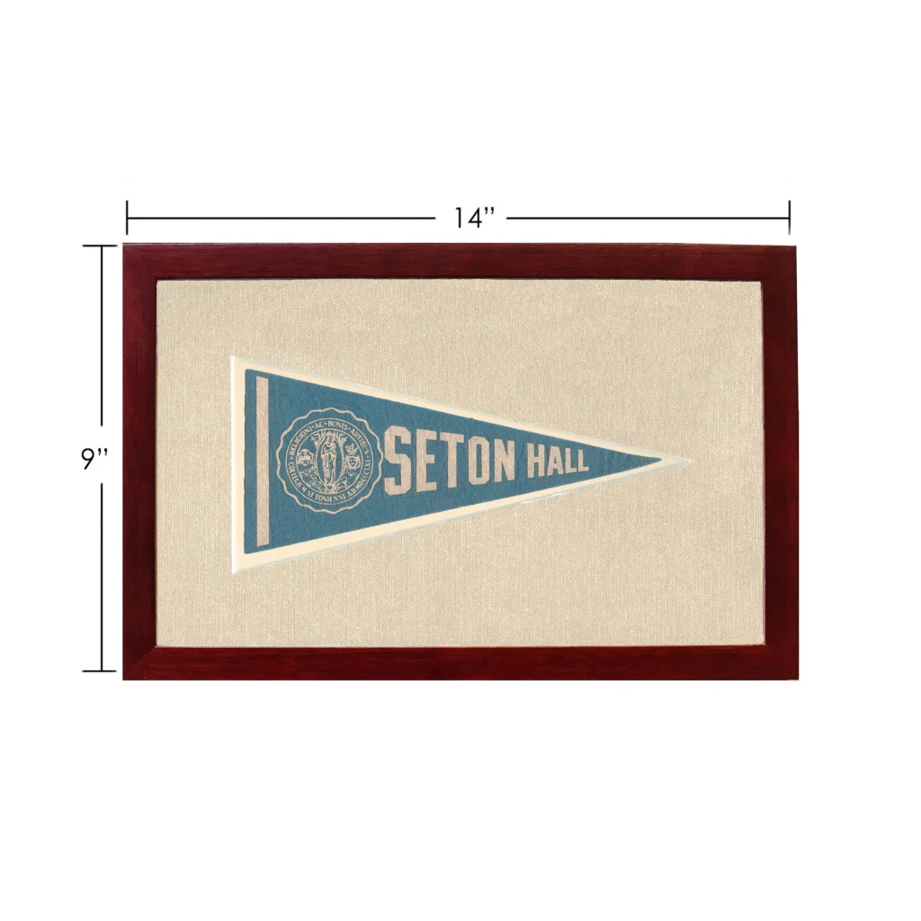 Vintage Seton Hall Pennant | Vintage Americana Sports Memorabilia | vintageantiquesgifts.com