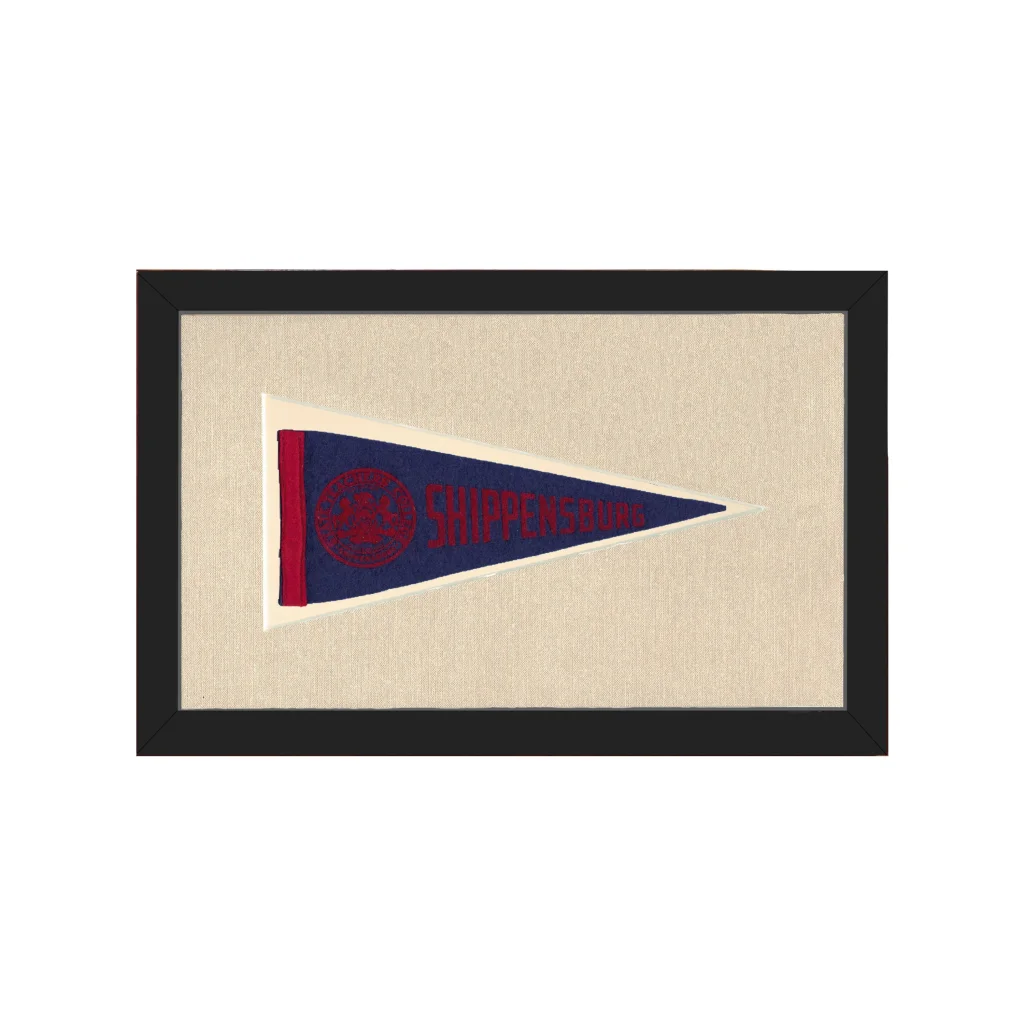 Vintage Shippensburg College Pennant | Americana Memories | vintageantiquesgifts.com