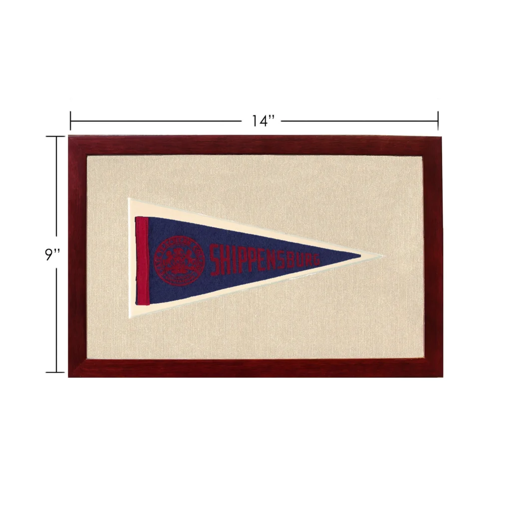 Vintage Shippensburg College Pennant | Vintage Americana Sports Memorabilia | vintageantiquesgifts.com
