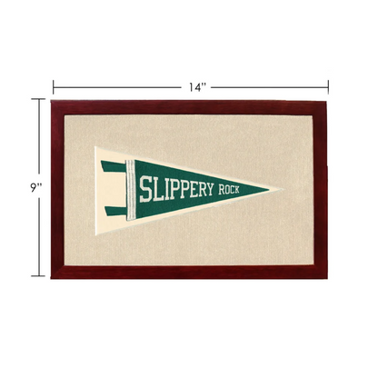 Vintage Slippery Rock University Pennant | Vintage Americana Sports Memorabilia | vintageantiquesgifts.com