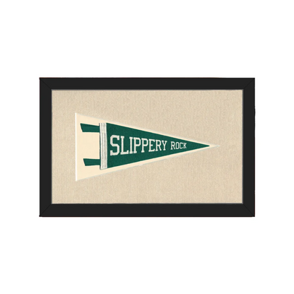 Vintage Slippery Rock University Pennant | Americana Memories | vintageantiquesgifts.com