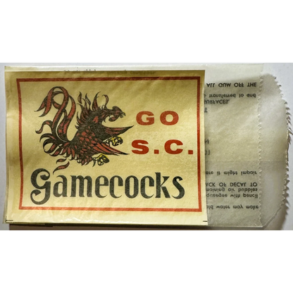 Vintage South Carolina Gamecocks decal sticker for fans or car accessories