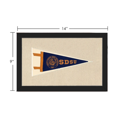 Vintage South Dakota State University Pennant | Vintage Collectible Sports Pennant | vintageantiquesgifts.com