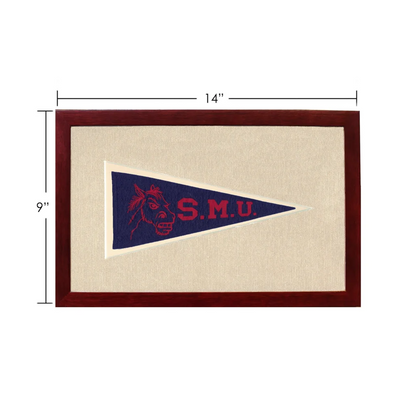 Vintage Southern Methodist University Pennant | Vintage Americana Sports Memorabilia | vintageantiquesgifts.com